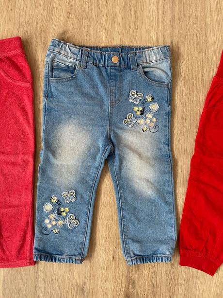 Nohavice, rifle veľkosť 86, lupilu,86