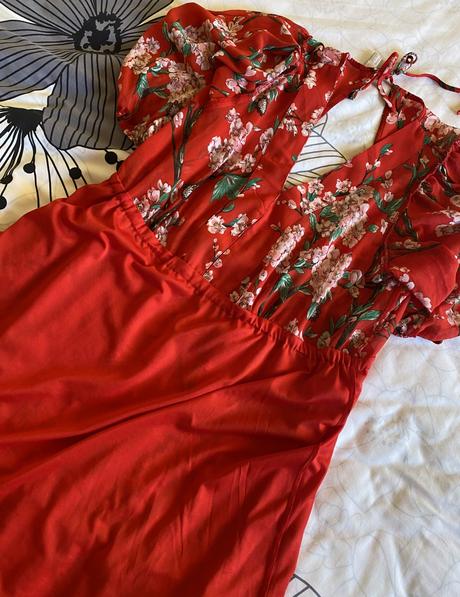 Letné podšité kvetové šaty bodyflirt v. 42, bonprix,42