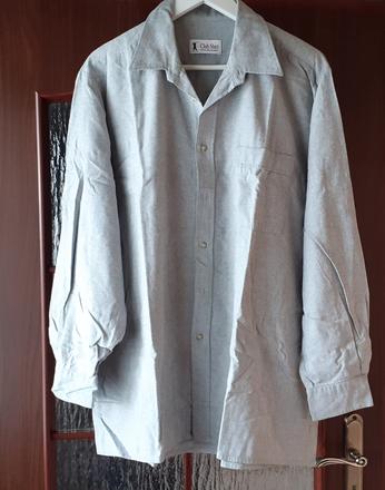Pánska košela, sivá, xl, xl