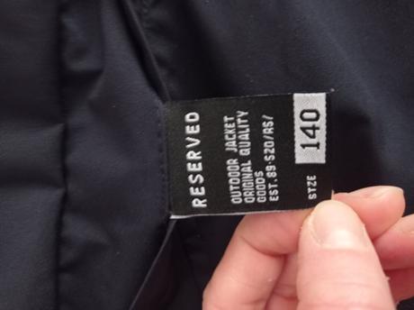 Zimná bunda obojstranná, reserved,140