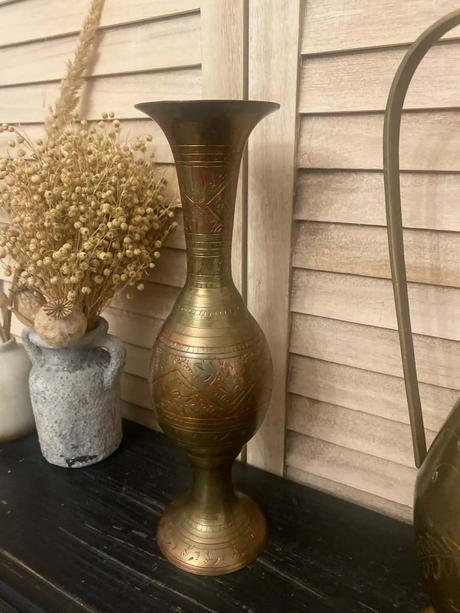Mosadzná váza 30 cm, 