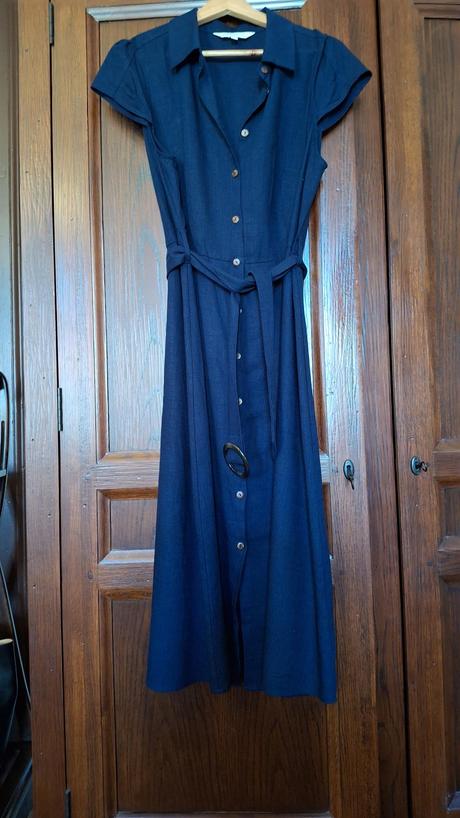 Modré šaty - l, l