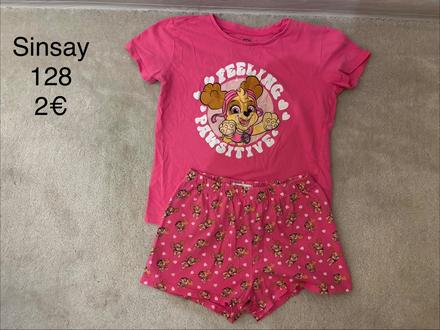 Pyžamo, sinsay,128