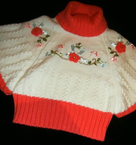 Rolákové pončo 92/98, 92