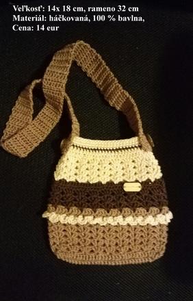 Háčkovaná kabelka, 