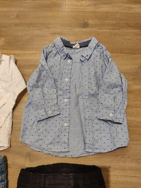 Košeľa elegantna, h&m,74