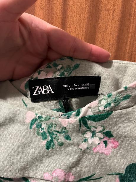 Šaty s prímesou ľanu, zara,l
