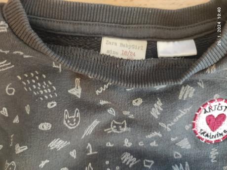 Mikina pre dievčatko 92, zara,92