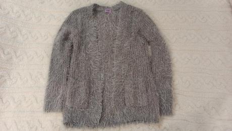 Sivý dievčenský sveter, f&f,134