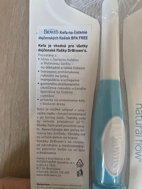 Kefa na čistenie dojčenských fliaš dr.browns, dr. brown's