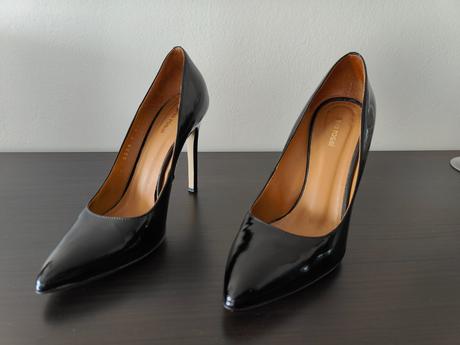 Kožené lodičky na podpätku, gino rossi,38