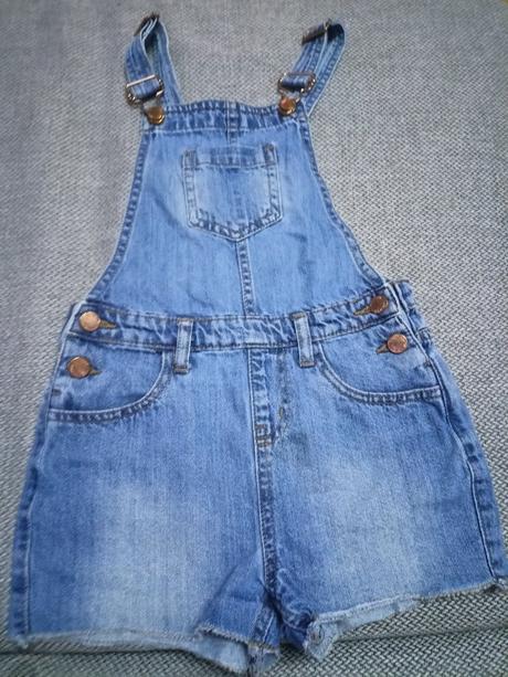 Riflové šortky s trakmi 128, denim co,128