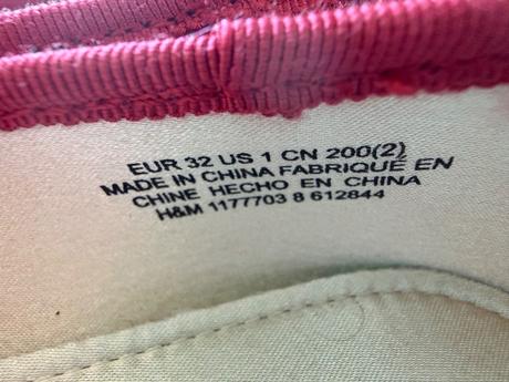 Dievčenské balerínky, h&m,32