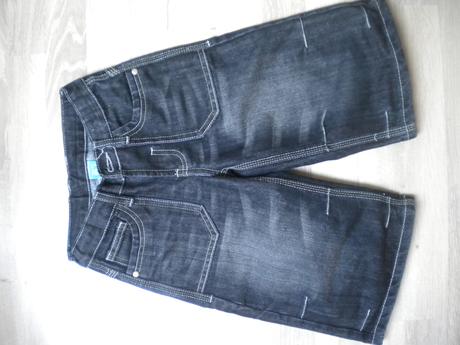 Riflové 3/4 dutch jeans, 128