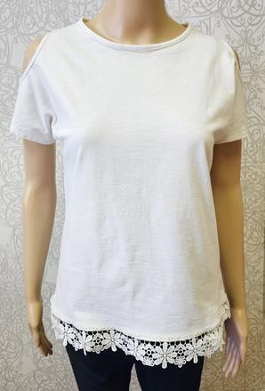 Tričko s čipkou, f&f,170
