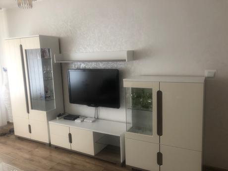 Obývacia stena s podsvietením,