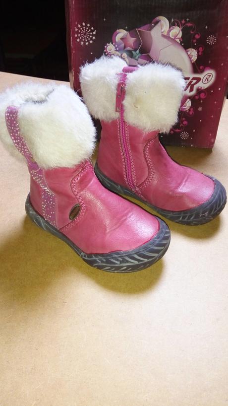 Čižmičky zateplené kožušinou, super gear,23