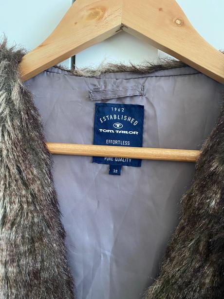 Kožušinová vesta tom tailor, tom tailor,38