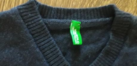 Vlnený svetrík  116-122, benetton,116