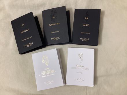 Vzorky masque milano,