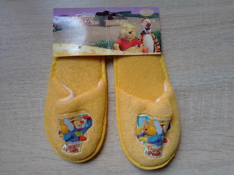 Žlté papučky macko pú 28/29, disney,28 / 29
