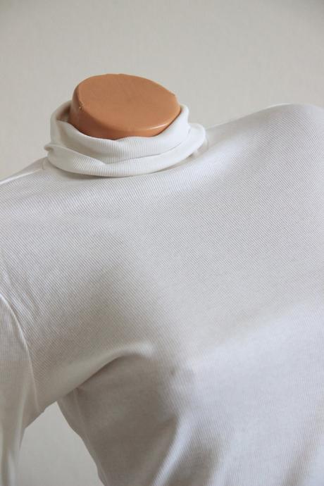 Biely bavlnený body top, h&m, h&m,m