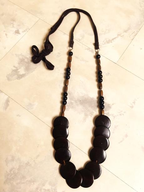 Drevený náhrdelník, 