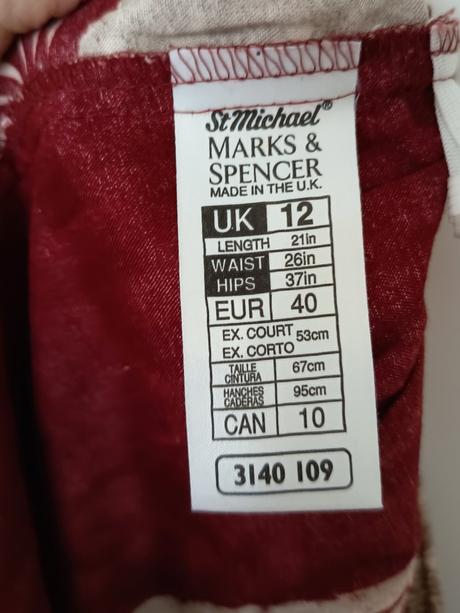 Sukňo šortky m&s, marks & spencer,l