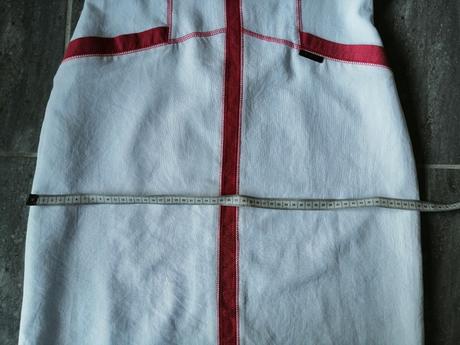 Biele luxus športové šaty infinity v40-42, 40