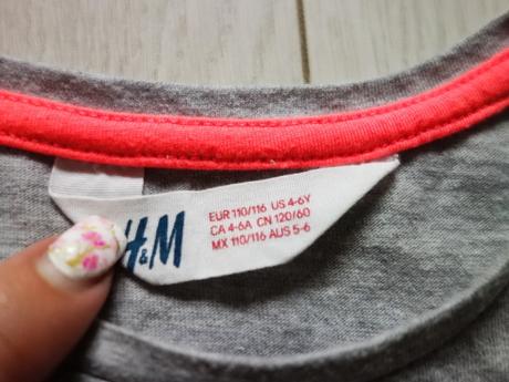 Tričko h&m 110/116, h&m,110