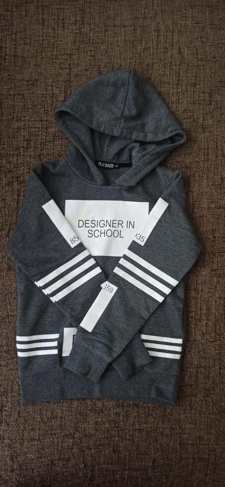 Sivá mikina paris, 140