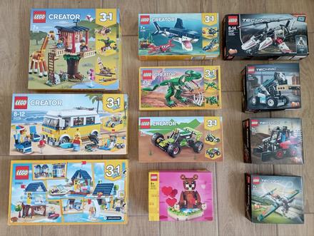 Lego creator a technic (výborný stav),