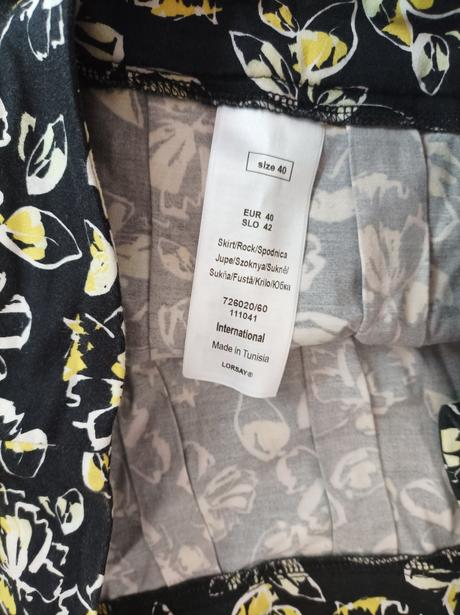 Sukňa s kvietkami, orsay,40