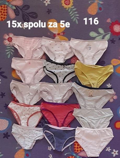 Nohavičky bavlnene, 116