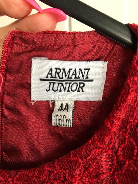 Bordové šaty, armani,104