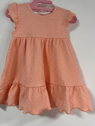 Letné šaty pre dievčatko, nutmeg,80