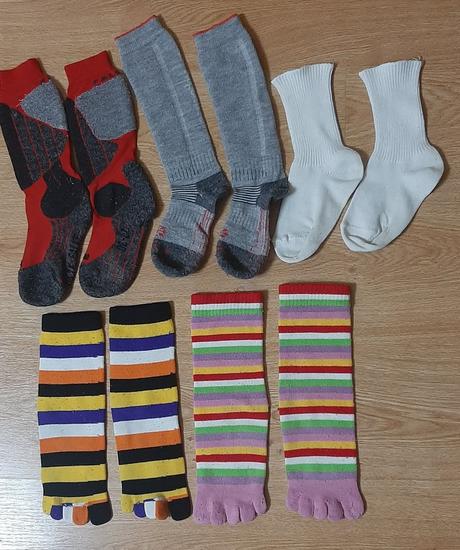 Teplé ponožky+podkolienky 5 parov, 30