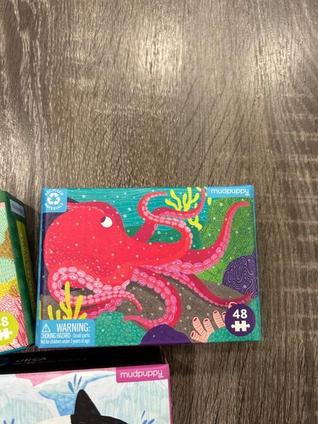 Mudpuppy detske puzzle - morske zvierata,