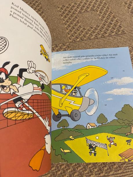Zberateľská kniha walt disney mickey mouse v oblak, 