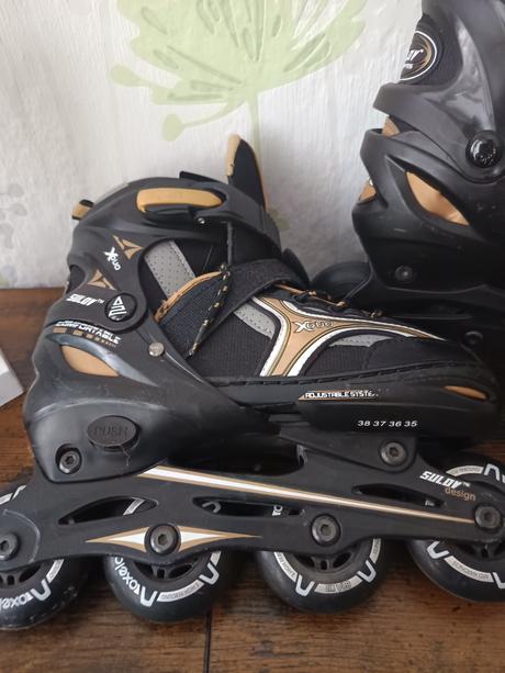 Detské kolieskové korčule, sulov