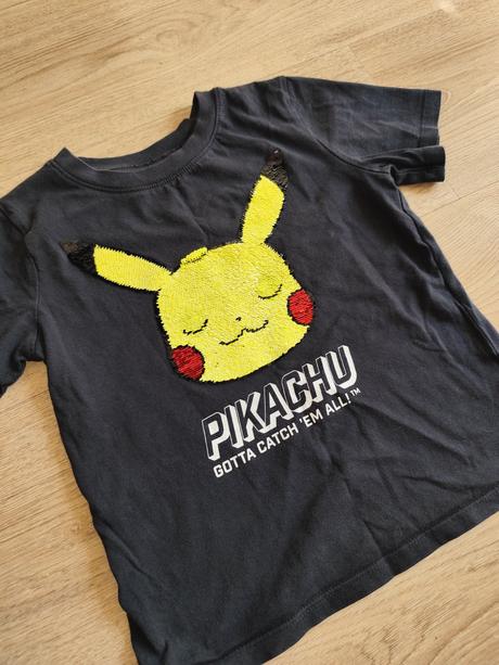 Tričko pokémon, h&m,110
