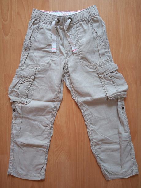 Ľanové nohavice h&m, h&m,116