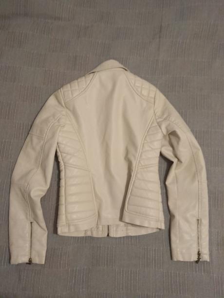 Kožená bundička, denim,36