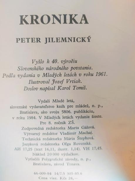 Peter jilemnický - kronika, 