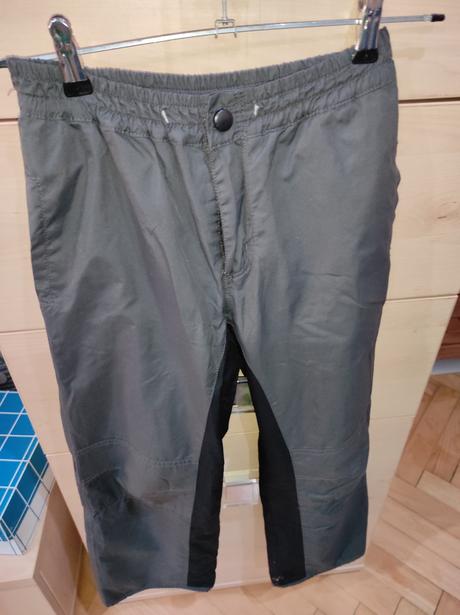 Zateplené podšité nohavice 132/140, kenvelo,134