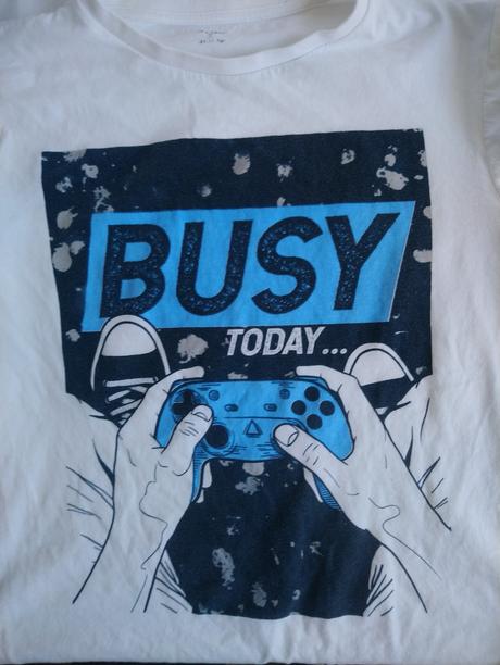 Pánske tričko s motívom busy today, kiabi, s