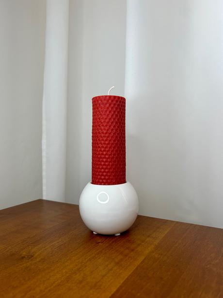 Sviečka z včelieho vosku (12cm) h,