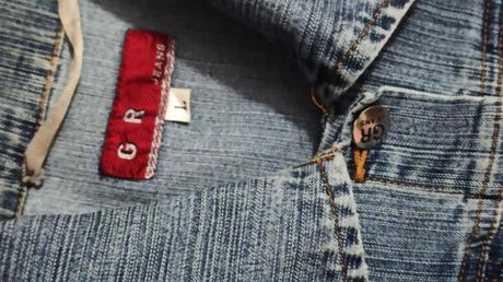 Rifľová bunda, takmer nenosená, l