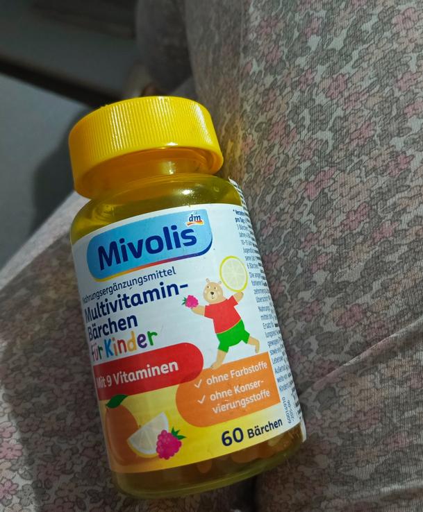 Mivolis Multivitamínové medvedíky pre deti, 60 ks