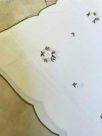 Starožitný bavlnený obrus, 